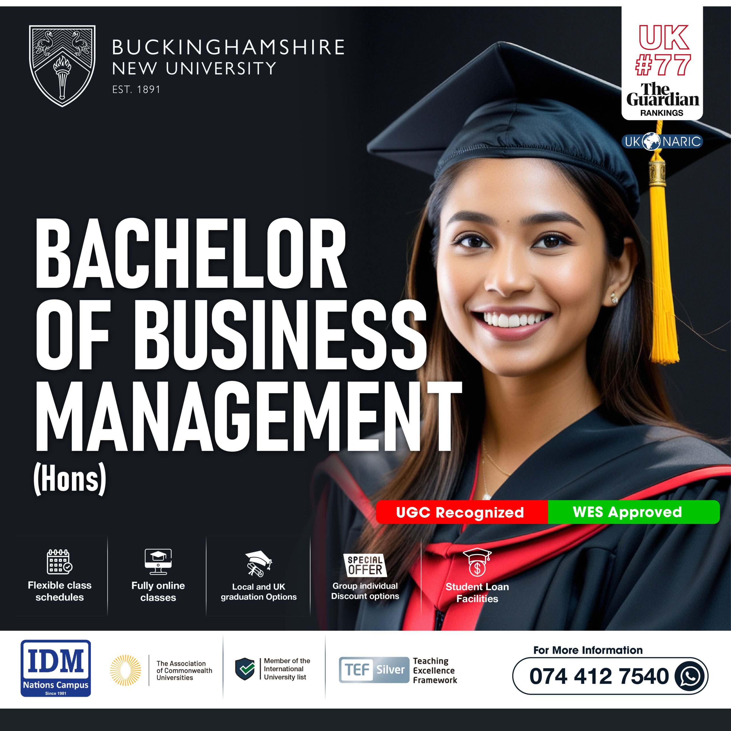 Bachelor of Business Management